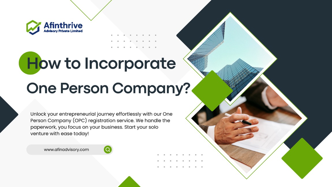 What Is a One Person Company (OPC)?